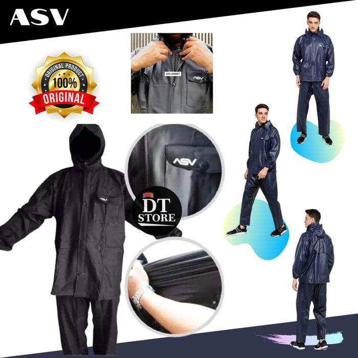 Jas hujan ASV Karet ORIGINAL - Mantel Hujan ASV Original Bahan Karet