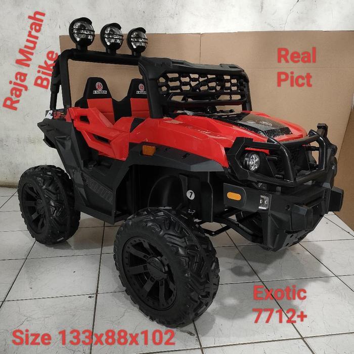 Mobilan Aki Jeep 7712+ Mobil Aki Anak Jeep Mainan Anak Mobil Jeep Aki