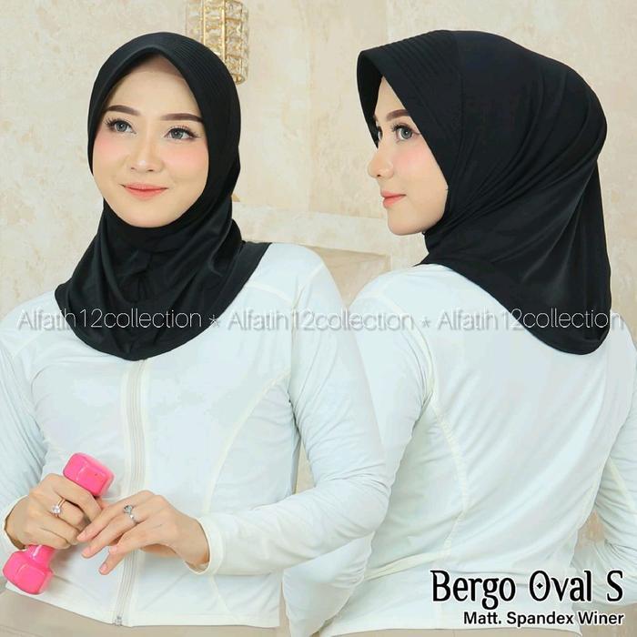 [by Snada] Hijab Bergo sport spandek winner Kerudung Sport [by Snada] *