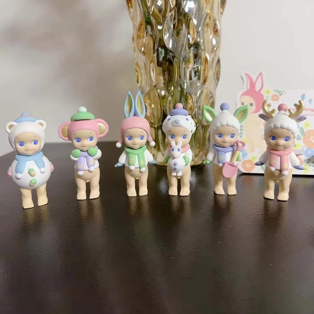Sonny Angel Blind Box Winter Wonderland Series Mini Anime Figures Ornaments Dolls Fans Children