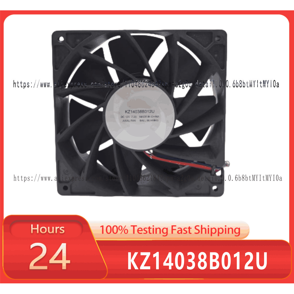781E 12V 7.2A 14 CPU Cooling Fan KZ14038B012U for whatsminer M20S M21S 4 Pin ok
