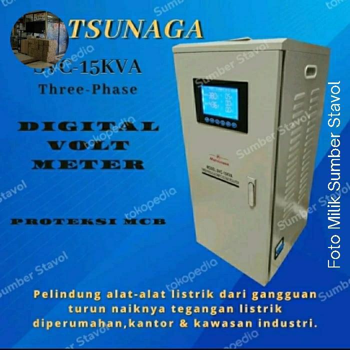 Stabilizer listrik Matsunaga 15 kva 3 phase - 15000 VA 3 phase