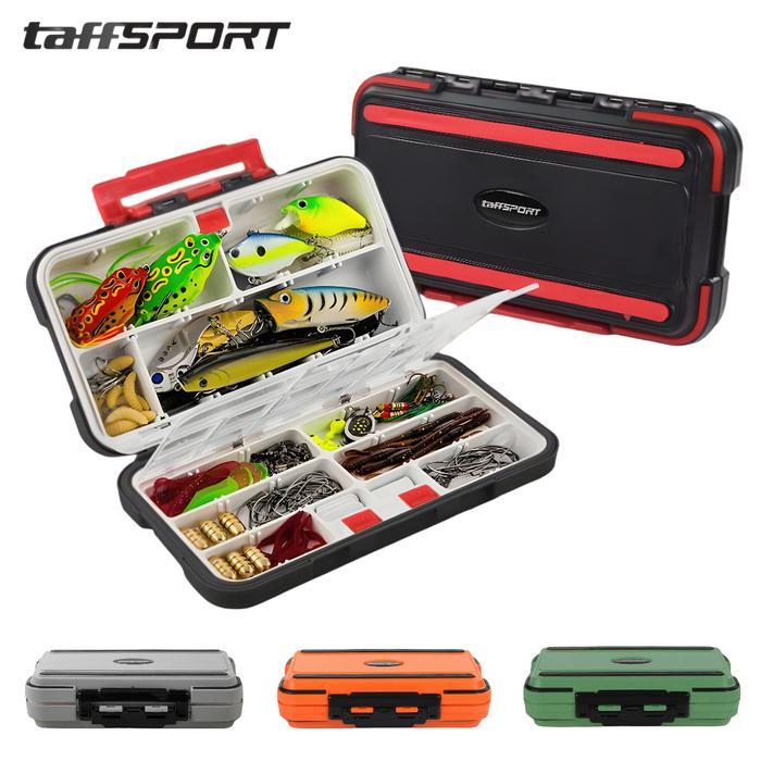TERLARIS TaffSPORT Kotak Plastik Besar Tempat Alat Perkakas Kail Pancing Tackle Box Waterproof -