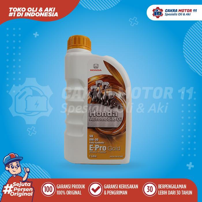 NEW PRODUK HONDA E-PRO GOLD 0W20 SN 1LT THANKYOU & HAPPY SHOPPING :)