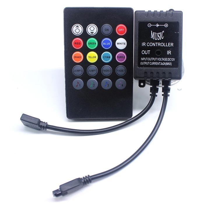 Modul Sensor Suara Lampu Led Strip Sound Music Control Dengan Remot