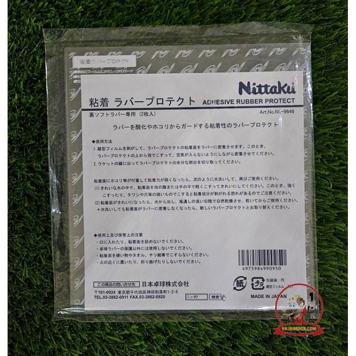 Nittaku Rubber Protect Film - Protector Pelindung Karet Bet