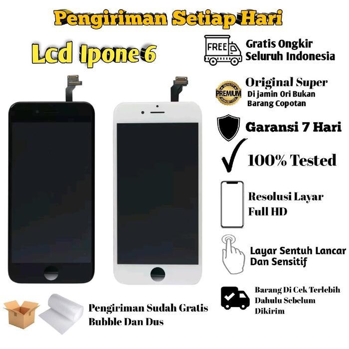 Lcd Touchscreen KOMPATIBEL FOR Ipone 6 Original FullSet / Lcd Ipone 6G Original Garansi Pabrik *