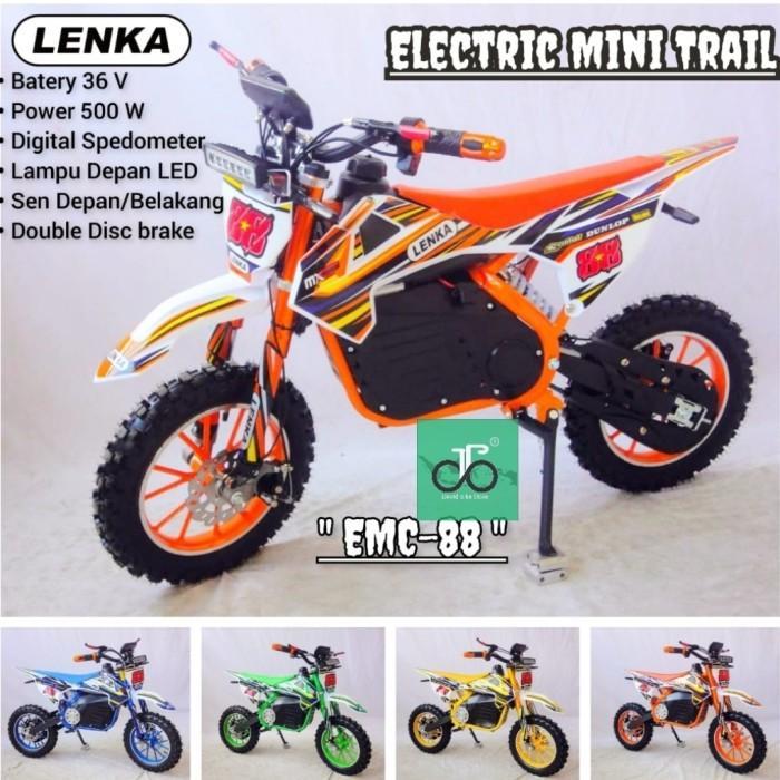 Mini Motor Trail Elektrik Listrik Lenka EMC 88 TERBARU (EMC88)