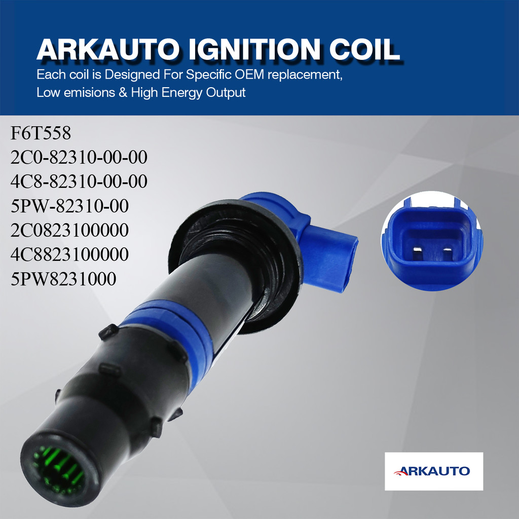 . 4Pcs Arkauto High Performance Blue Ignition Coil F6T558 5Pw8231000 For Yamaha Fz1 Vmax 1700 R1 R6