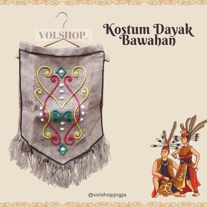 SALE KOSTUM DAYAK ANAK-DEWASA PAKAIAN ADAT DAYAK PRIA WANITA BAJU ADAT KALIMANTAN KOSTUM KARNAVAL