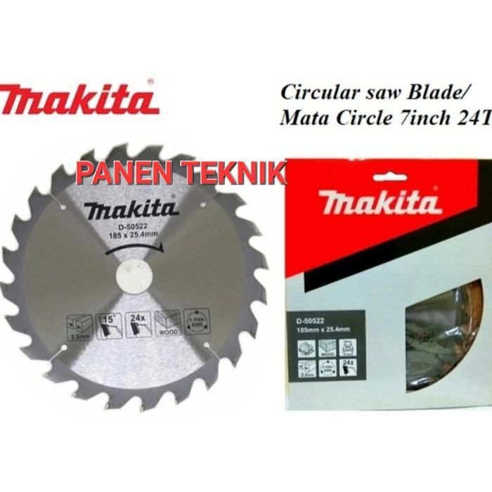 storejayabaru MAKITA SAW BLADE 7X24T MATA POTONG KAYU 7 INCH CIRCULAR SAW 7 X 24T