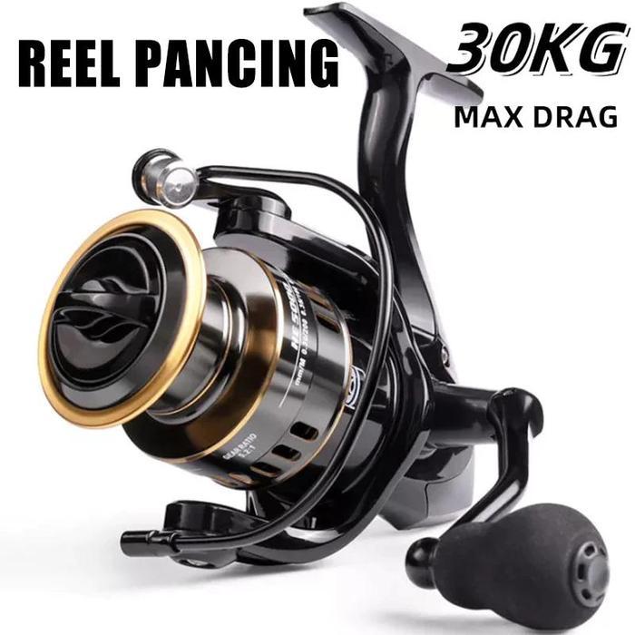 PR0M0 Reel Pancing 80kg HE500 - 7000 Asli Besi Fishing Reel Spinning Reel Murah Kuat Power Handle