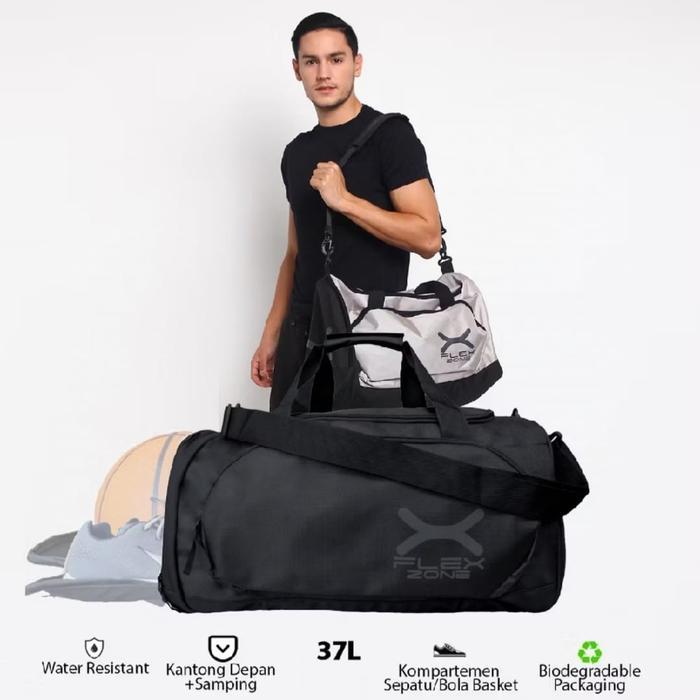 Flexzone Gym Bag Tas Olahraga Basket Renang Badminton