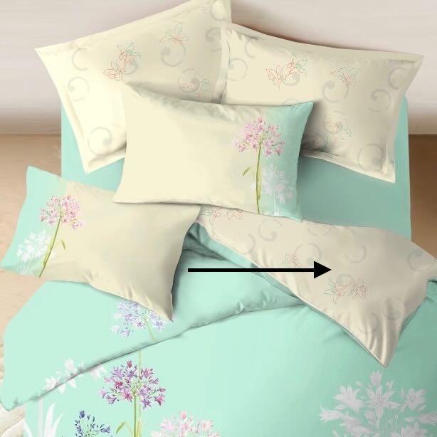 Elegance Fitted Sheet Fresh Lily 100% Cotton