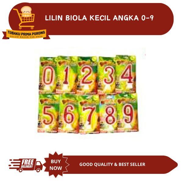 Lilin biola kecil angka 3
