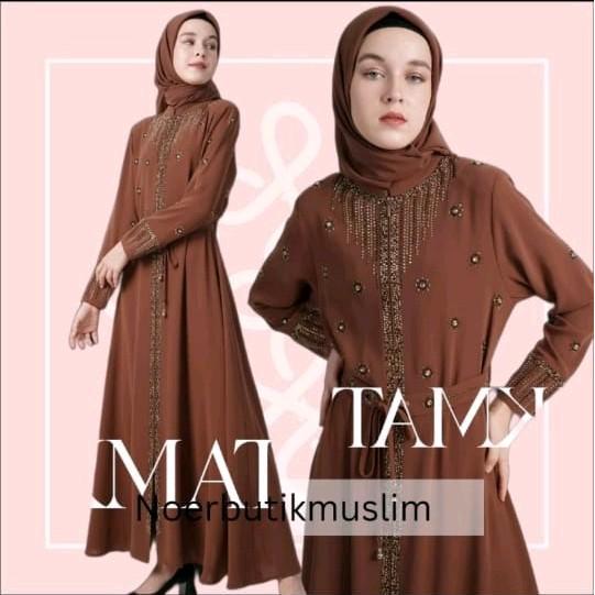 Hikmat Fashion Original A3099 Abaya Hikmat Noerbutikmuslim Gamis Turki Dress Wanita Syari Remaja