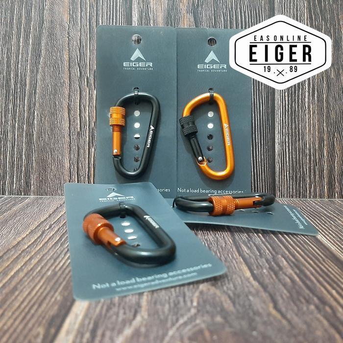 Carabiner Eiger 6 MM D WScrew Lock Art. 2181