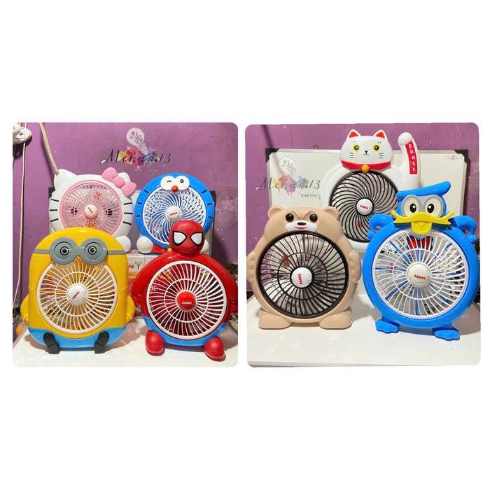 PROMO Kipas Angin Karakter Sanex 8 Inch/Kipas Meja Karakter