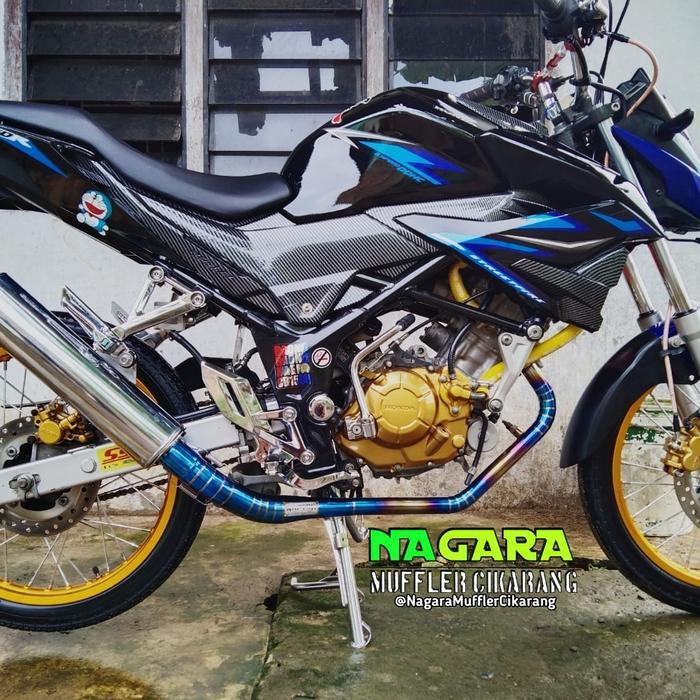 TERLARIS Knalpot Fu CKD/ORI lokal PNP di CB150R New Selamat Berbelanja