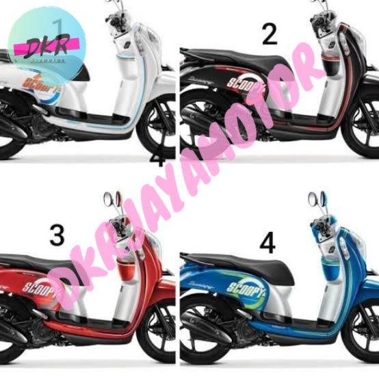 cover lampu stop scoopy fi merah maroon 2013-2016