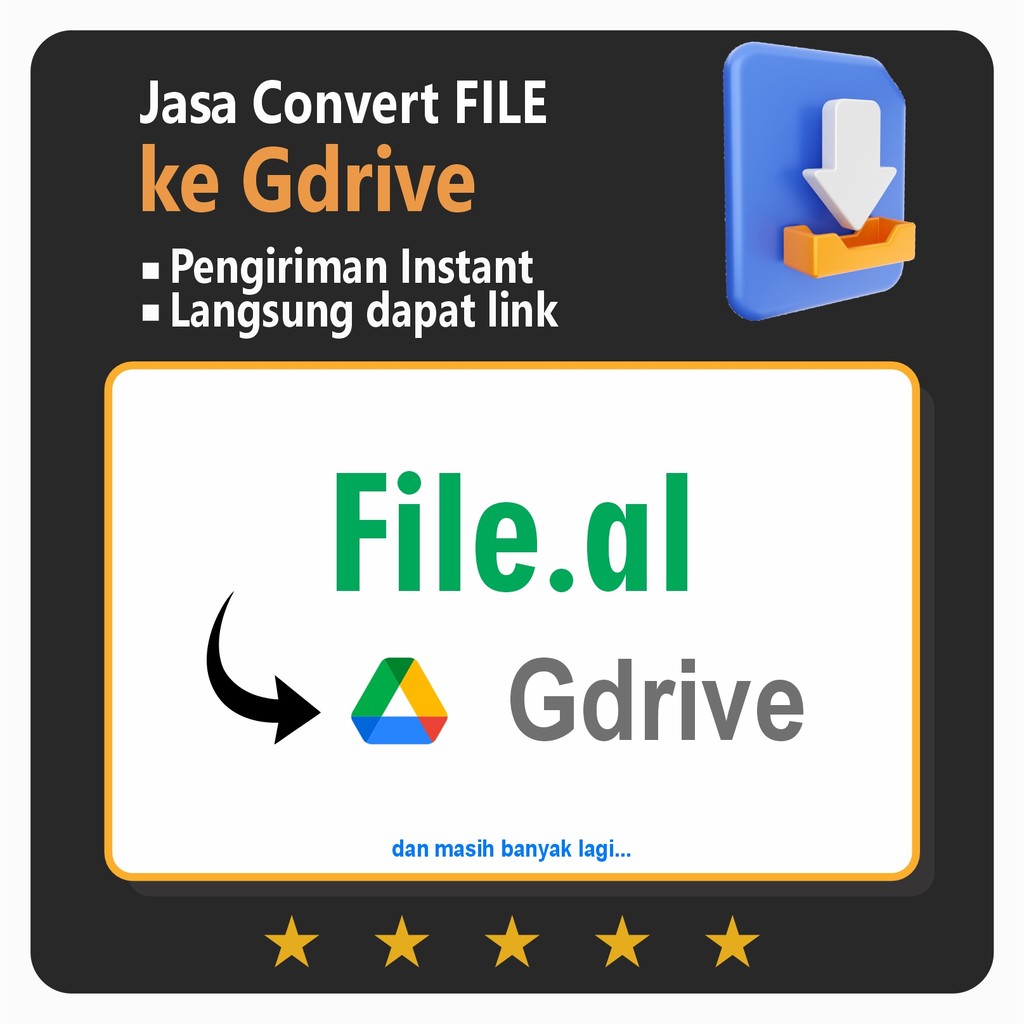 Jasa Convert / Download File.al [Per 100MB]