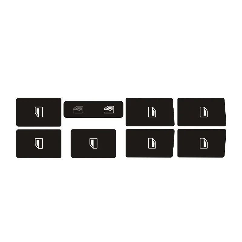 1pcs Set Button Repair Decal Sticker Door Lock Window Air Conditioner Repair Set For-Audi A4 B6 B7