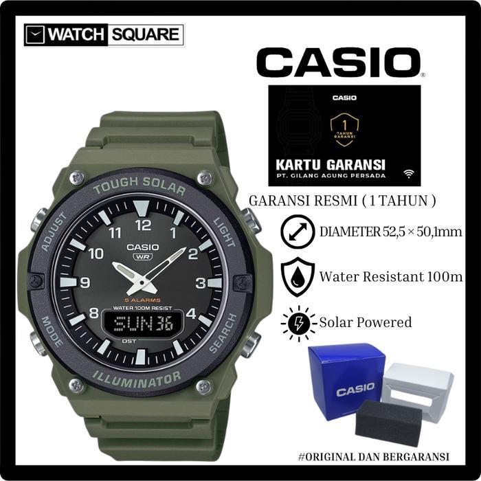 PROMO BESAR Jam tangan pria Casio AQ-S820W Solar Power