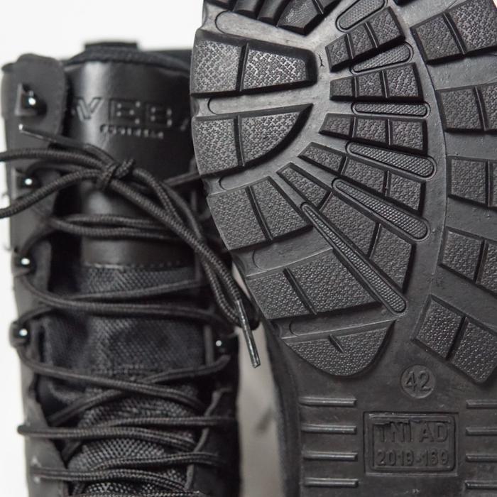 WEBA Sepatu PDL Kanvas Boots Shoes Pria Hitam