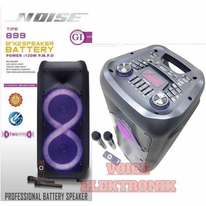 Portable Speaker Noise 899 GI Original Bluetooth 8Inch