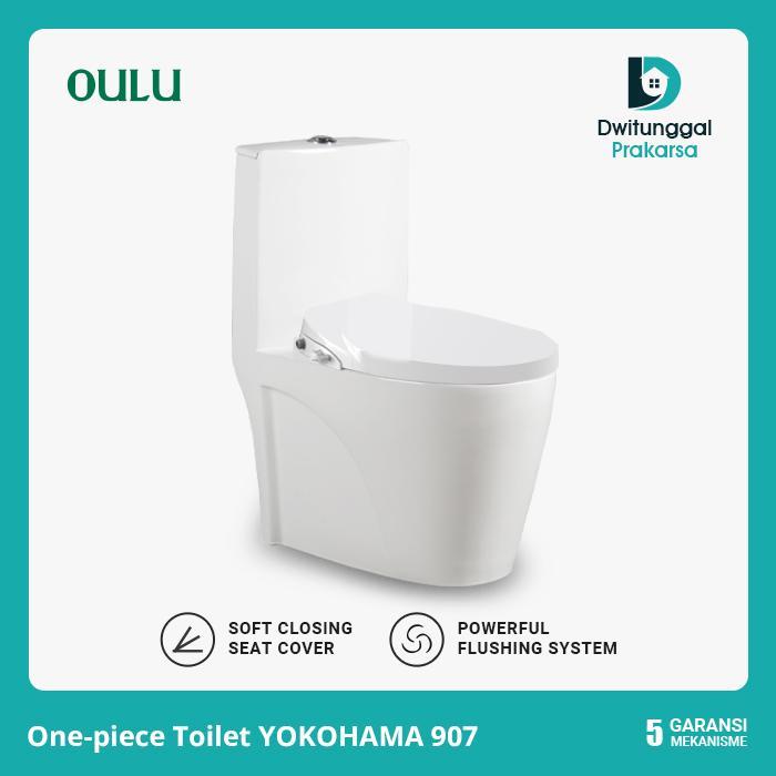 Toilet / closet / kloset duduk Oulu Yokohama 907 Green Washer