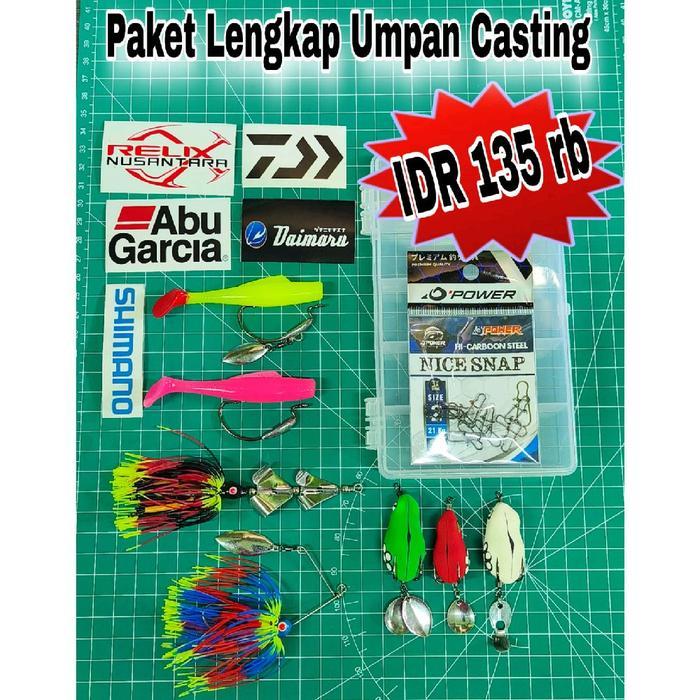 Umpan Lengkap Casting Gabus dan Toman