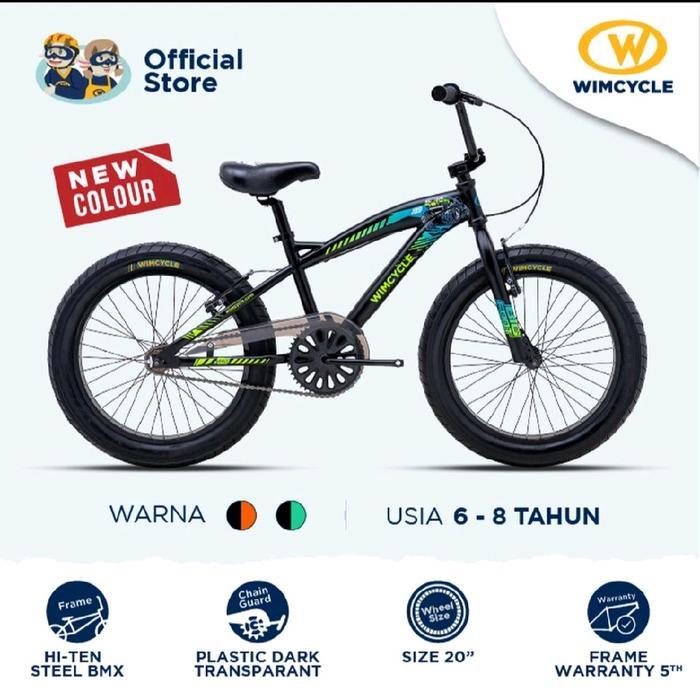 Sepeda Anak BMX Wimcycle Bigfoot 20Inch Ban Jumbo 3.0
