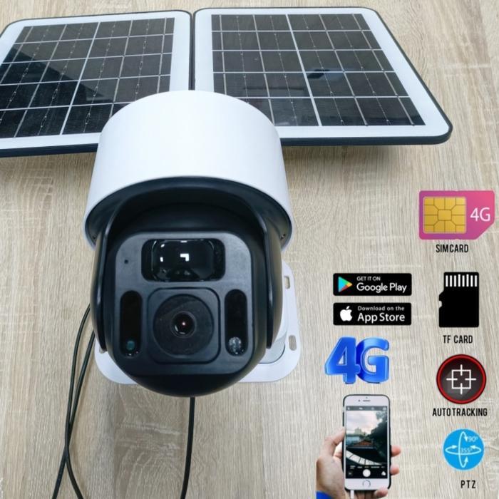Wistino Kamera Cctv Wifi Cell Solar Panel Surya Outdoor Terbaru 