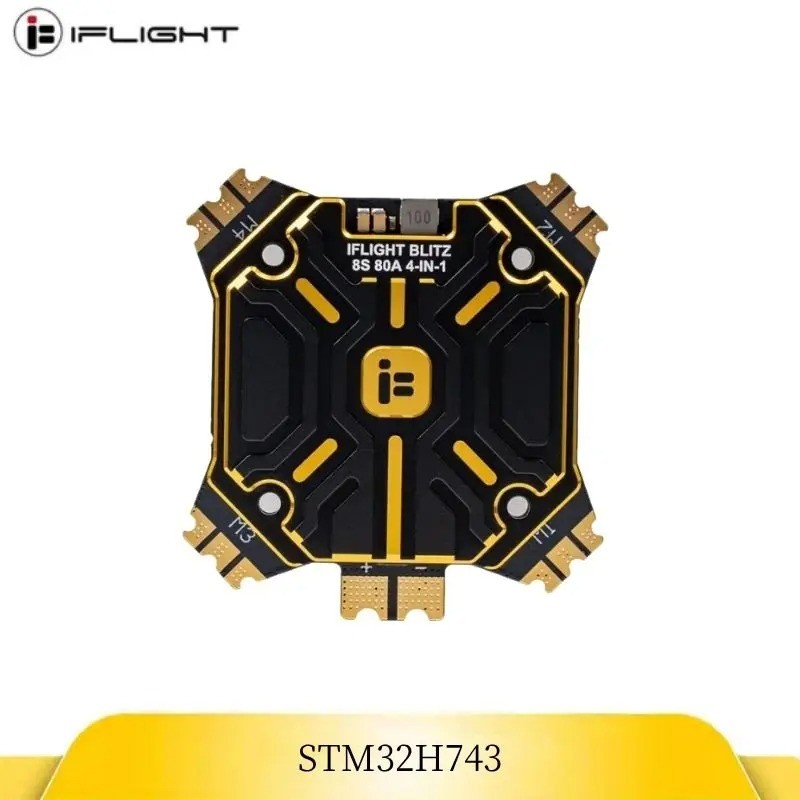 BARU iFlight BLITZ E80 Pro 4-in-1 ESC, 3-6S 80A DShot1200, 35x35mm Mount for FPV Racing Drone Flight