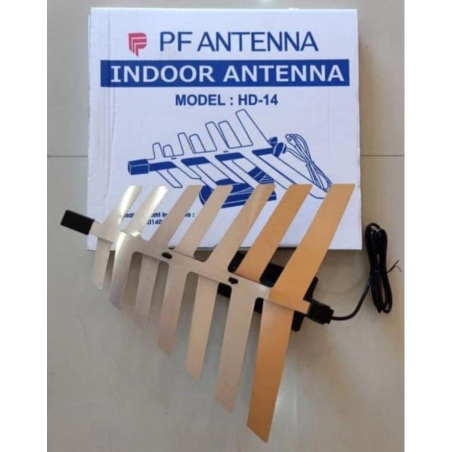 Terlaris Antena Tv Indoor Pf Digital Hd-14 / Antena Tv Dalam Pesawat Hd 14 Led Best Quality