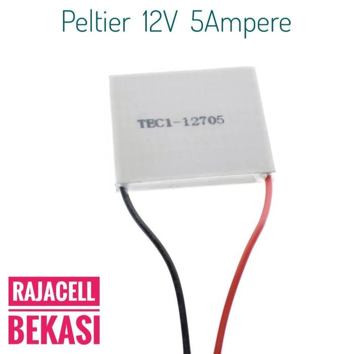 Terbaru Peltier Tec1 12705 12V 5A 40X40 Thermoelectric Cooler Pertir Cooler
