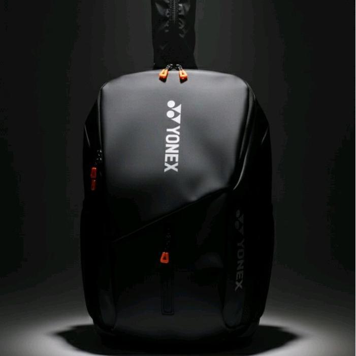 Yonex - Tas Ransel Badminton Waterproof Hitam_ Tas Raket Mewah_Tas Ransel Waterprof Hitam_Tas Tenis
