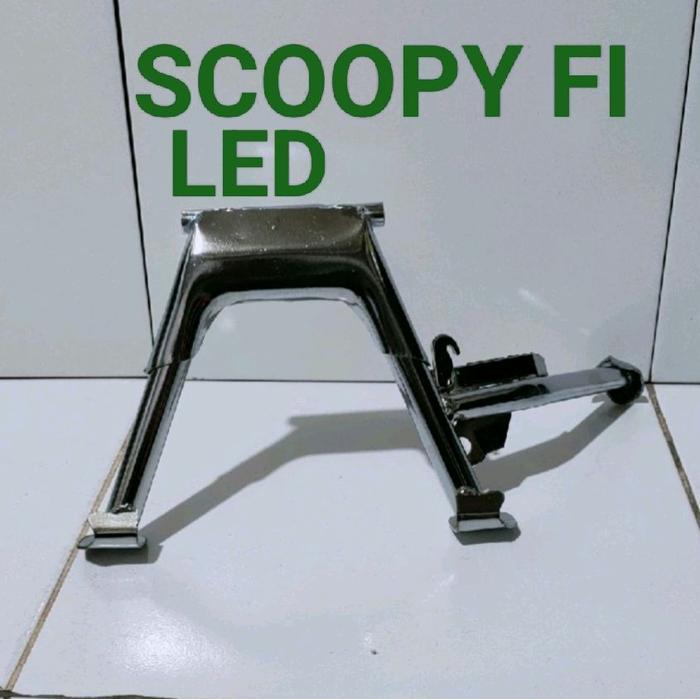 STANDAR TENGAH / STANDAR 2 CHROME SCOOPY FI LED DISKON