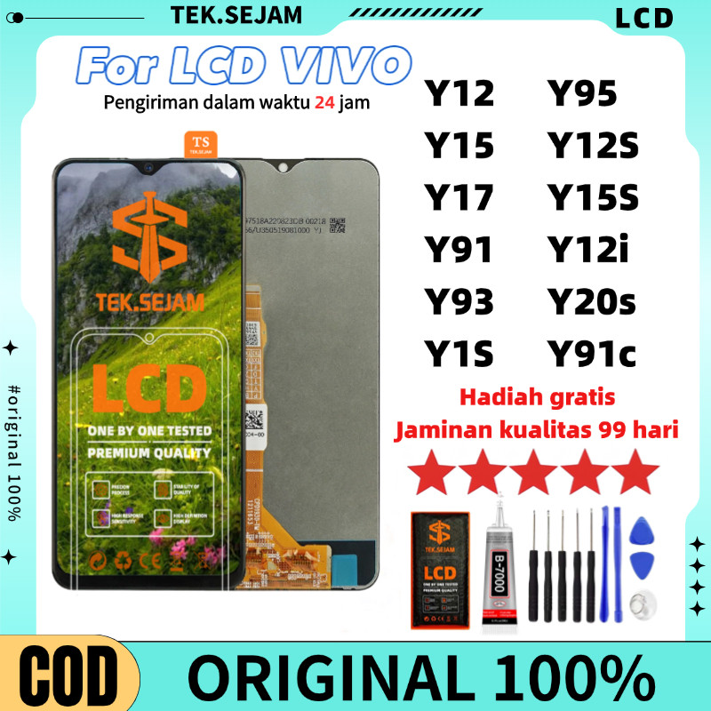PREMIUM LCD TOUCHSCREEN VIVO Y12S ORIGINAL LCD VIVO Y12S FULLSET