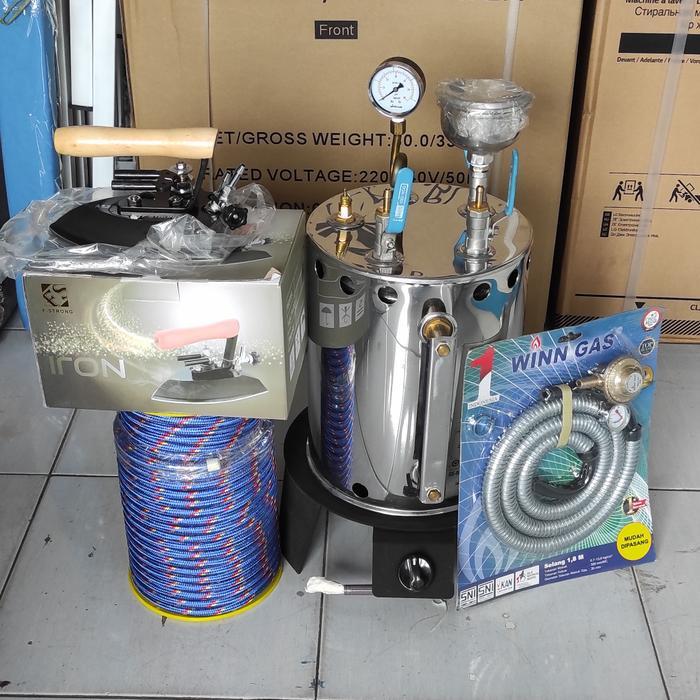 setrika uap boiler gas 5 liter