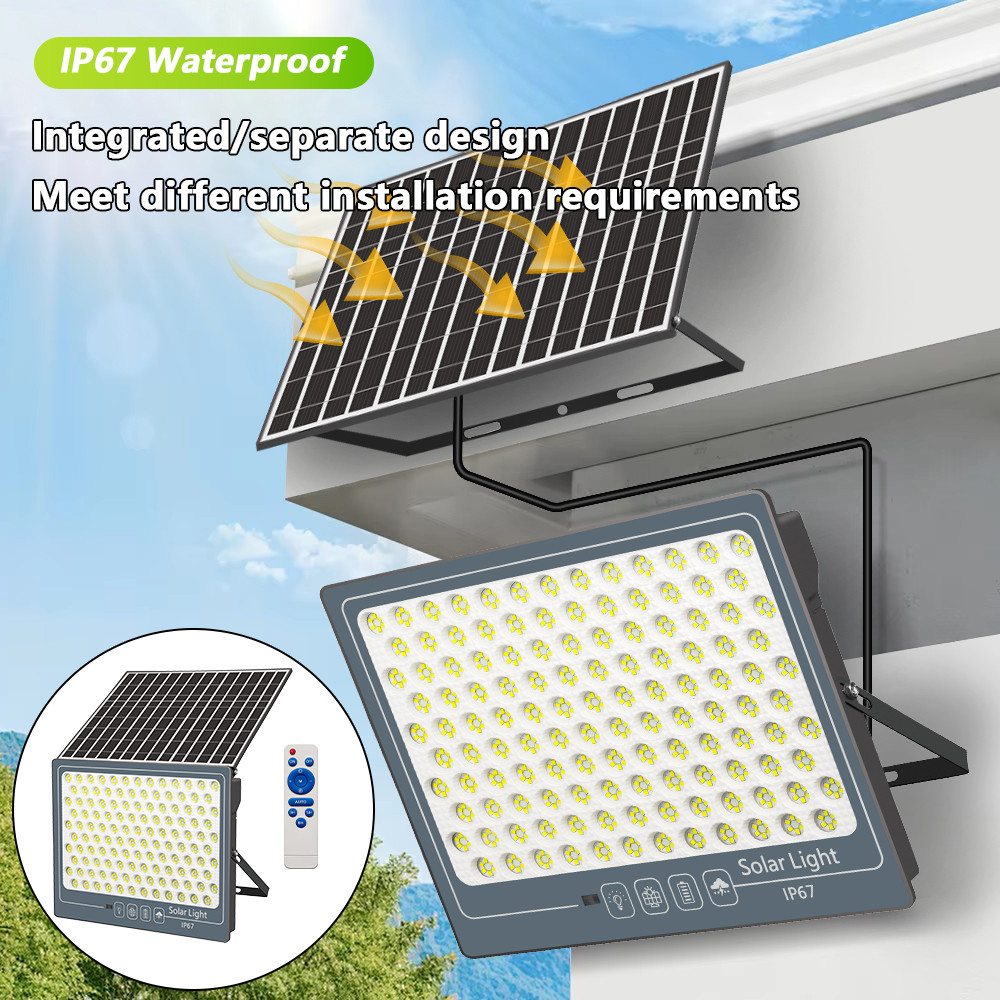 Solar Lamp 270led 570led Solar Flood Light Outdoor Garden Solar Led Light IP67 Waterproof Sunlight