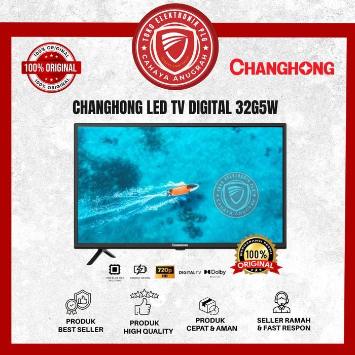 TV Changhong 32 Inch Digital TV 32G5W Digital TV MURAH GARANSI - INSTAN PALEMBANG