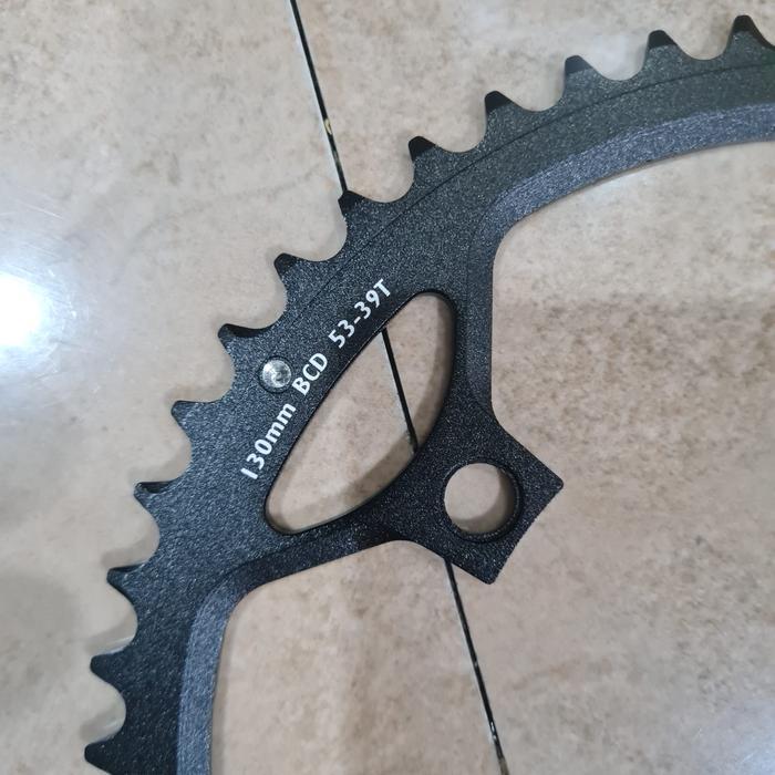 Chainring Double Litepro Ori 53T 39T 53 39 Crankset Dual Speed