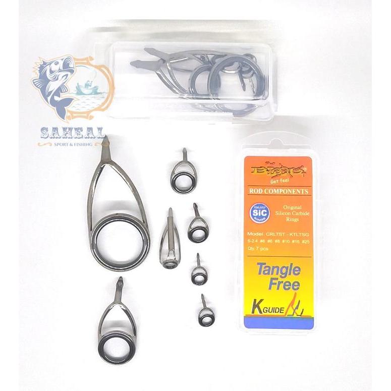 Set Ring Joran Pancing Blood-X Torzite Component / Mamarit Cincin Joran Pancing K-Guide 1 Set