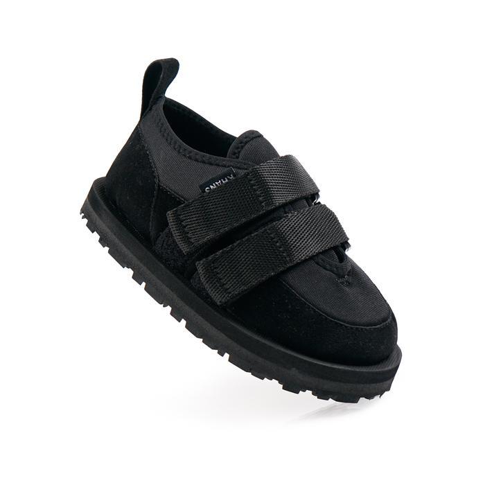 [ Tomkins Warrior Style ] Lamine Black Sepatu Sneaker Casual Sekolah Anak Laki-Laki Dan Perempuan