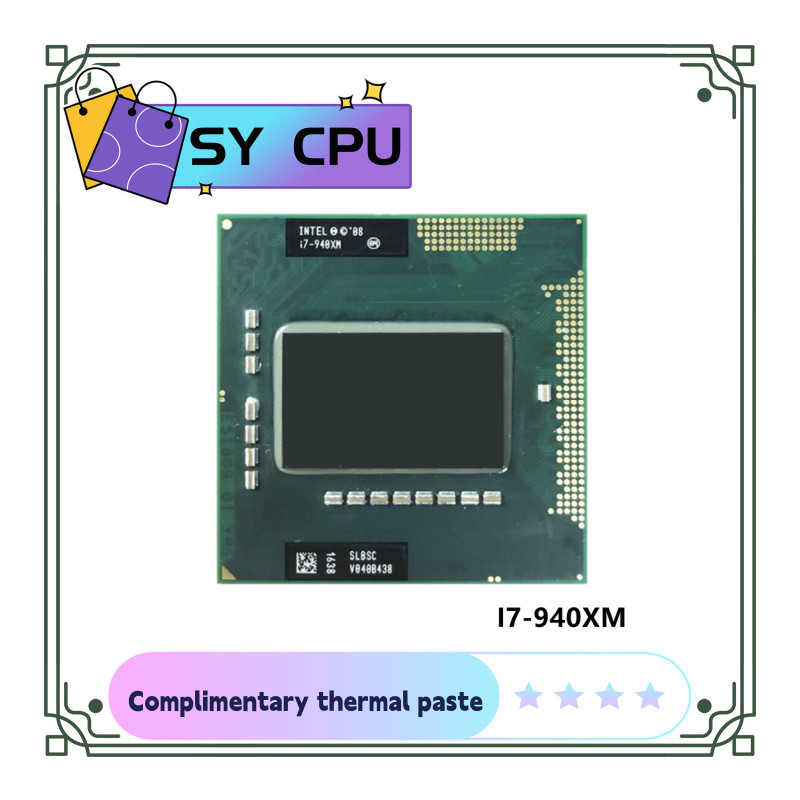 . Core I7-940Xm I7 940Xm Slbsc 2.1 Ghz Quad Core Cpu Processor 8M 55W -