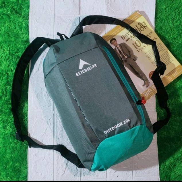 Eiger Tas Futsal EGR Tas Sport Ransel Tahan Air Olahraga Sport Bahan Polyester Waterproof 21x14x41cm