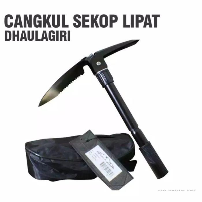 SEKOP LIPAT DHAULAGIRI MULTIFUNGSI - CANGKUL MINI ALAT PEKEBUN OUTDOR