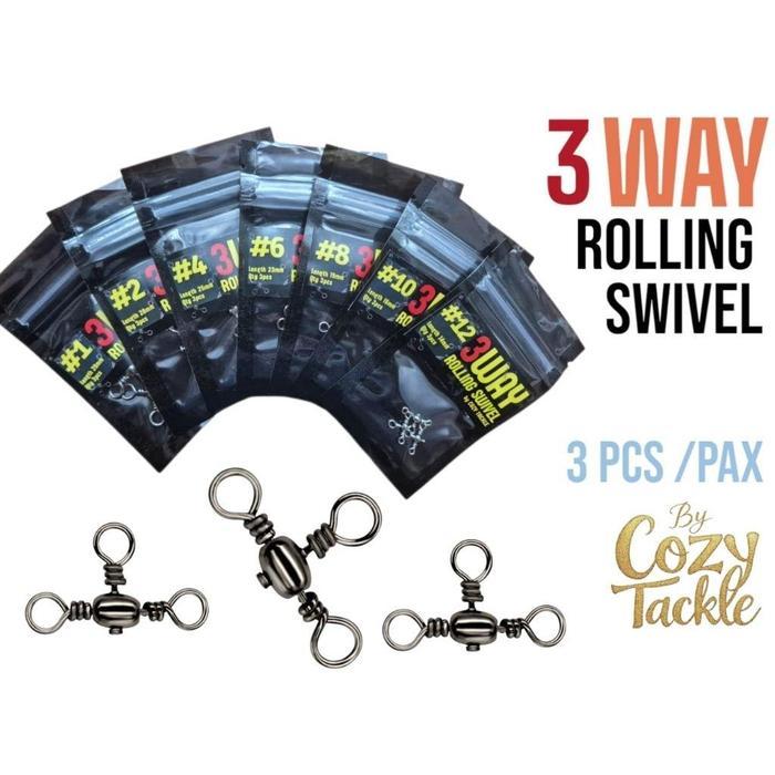 3 WAY THREE WAY ROLLING SWIVEL