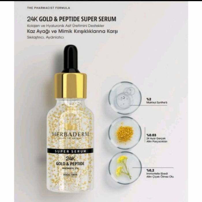 Herbaderm Super Serum Gold 24k 30ml